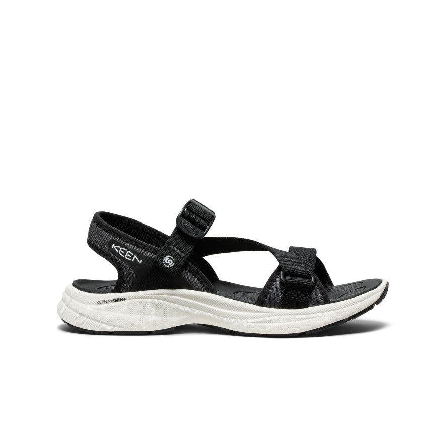 Women's Leiki Open-Toe Sandal Black/Star White / Keen For sale