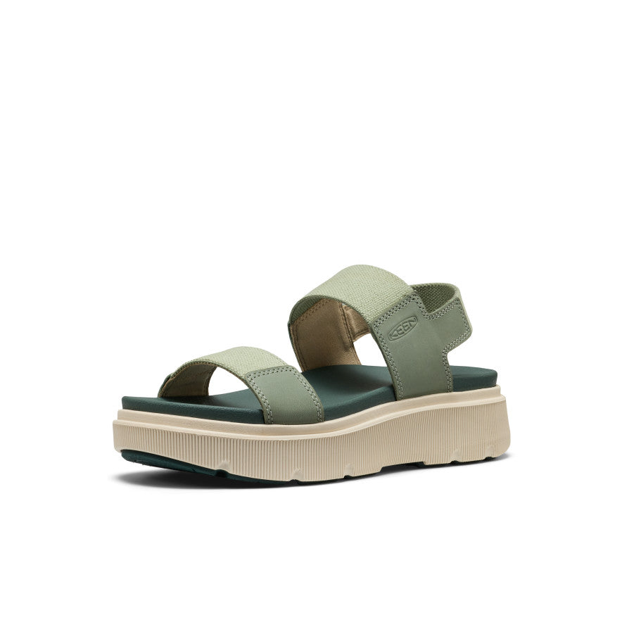 Women's Elle Mila Backstrap Sandal Lily Pad/Dark Forest / Keen For sale