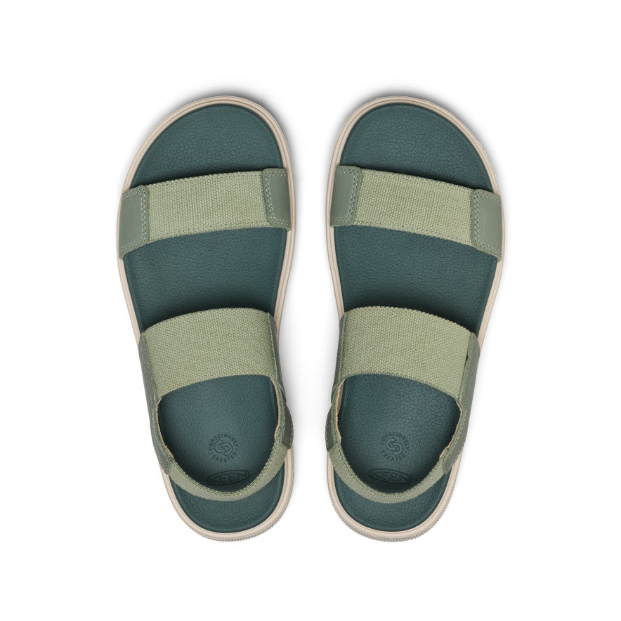 Women's Elle Mila Backstrap Sandal Lily Pad/Dark Forest / Keen For sale