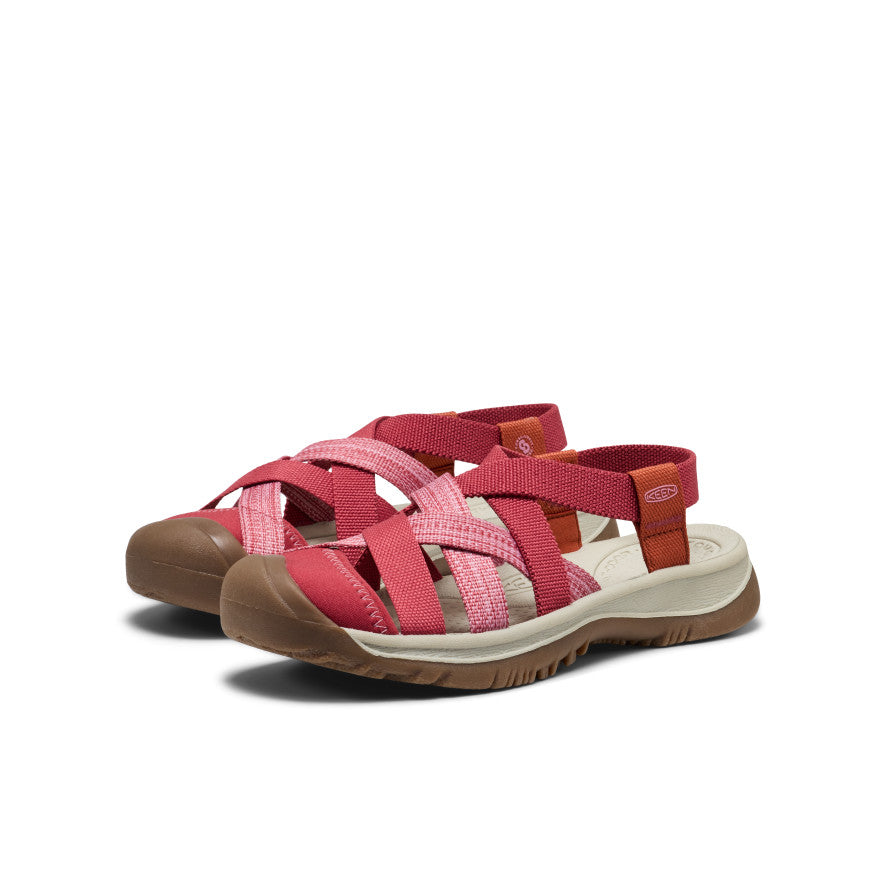 Women's Whisper Lattice Sandal Garnet/Burnt Brick / Keen Online