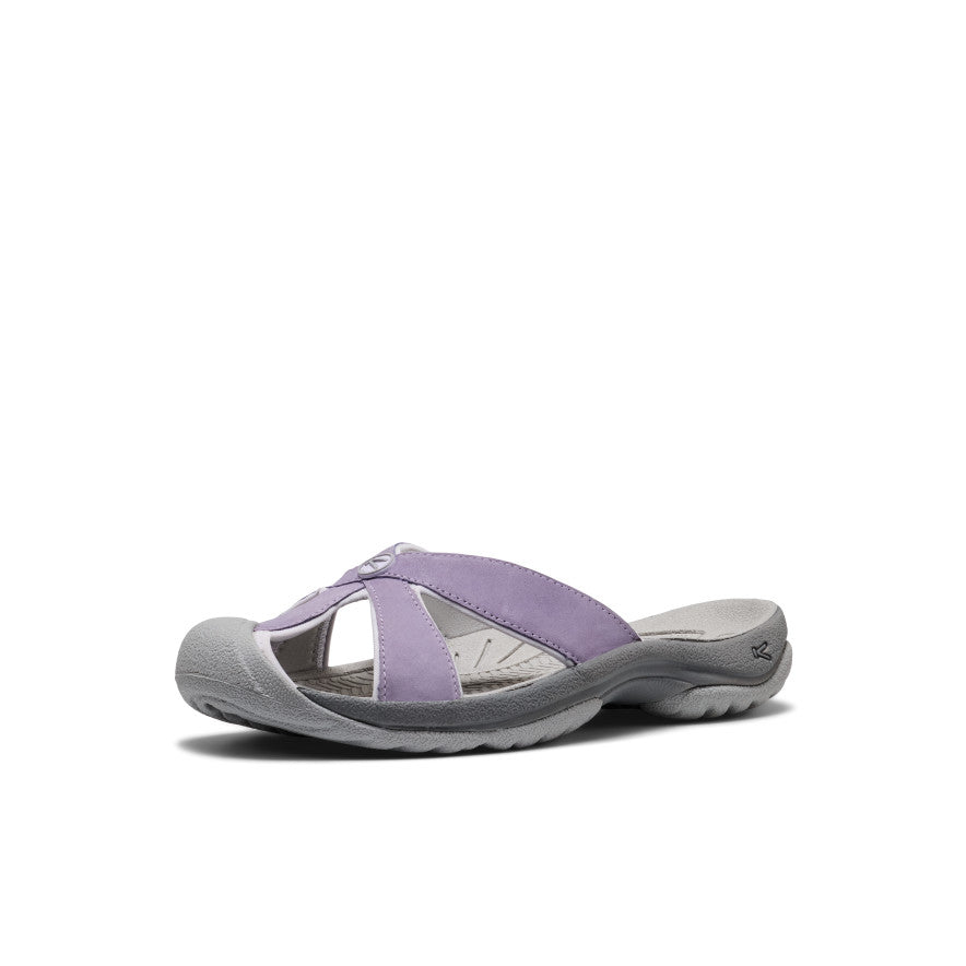 Women's Bali Leather Slide Sandal Purple Haze/Steel Grey / Keen Online