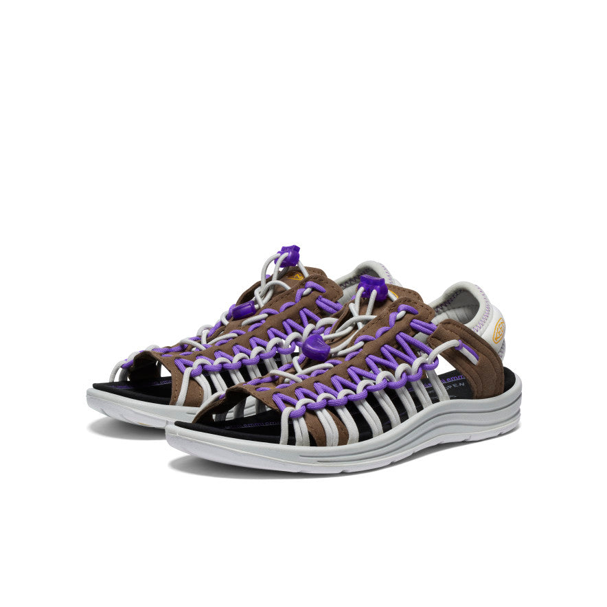 Women's UNEEK II Open Toe x emmi Dark Earth/Tillandsia Purple | Keen Outlet