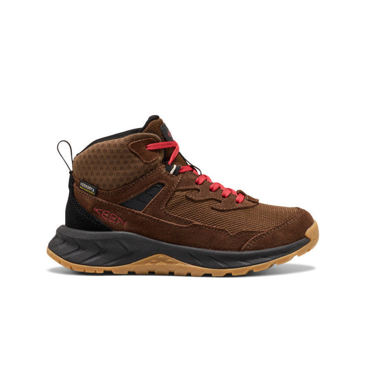Big Kids' Hightrail Waterproof Hiking Boot Dark Earth/Garnet / Keen Online