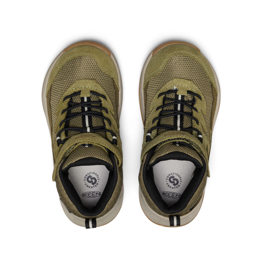Little Kids' Hightrail Waterproof Hiking Boot Dark Olive/Martini Olive | Keen Discount