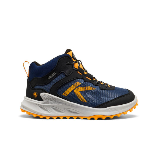 Big Kids' Zionic Waterproof Boot Naval Academy/Bright Marigold | Keen Discount