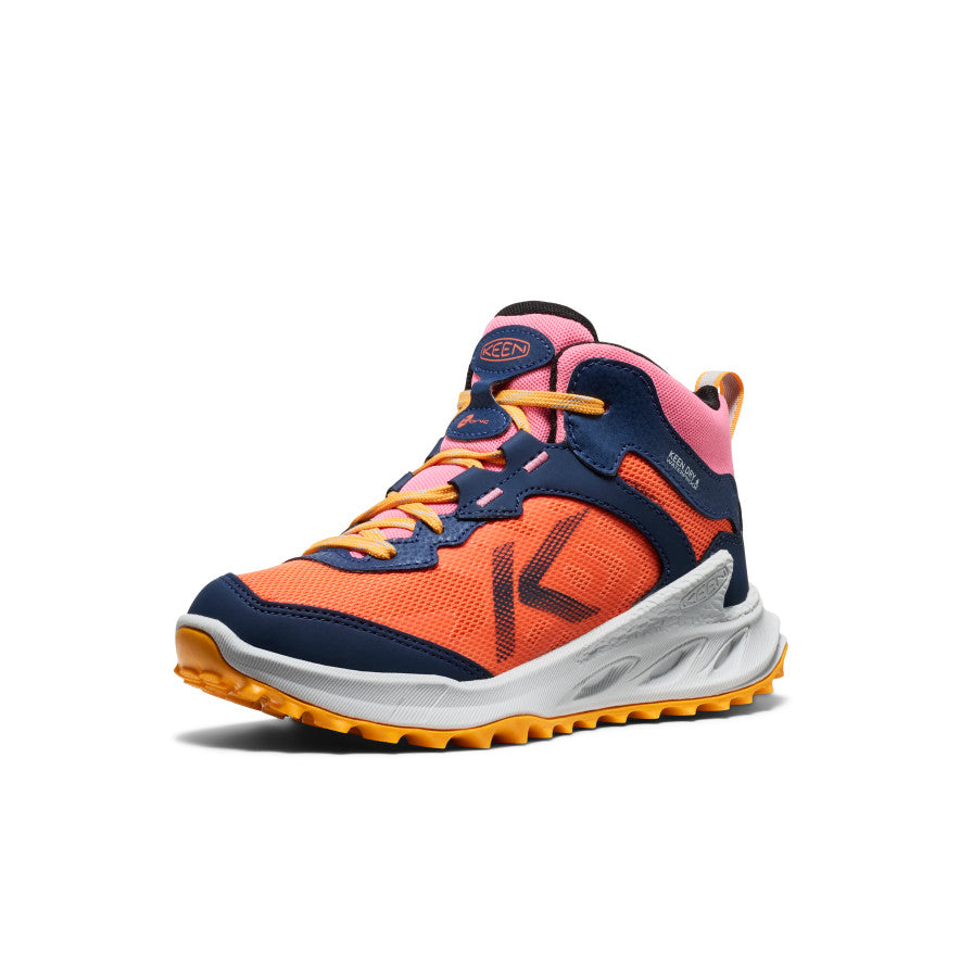 Big Kids' Zionic Waterproof Boot Naval Academy/Nasturtium | Keen Outlet