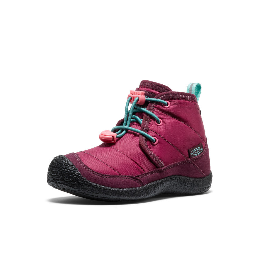 Little Kids' Howser II Waterproof Chukka Beaujolais/Pool Blue / Keen Sale