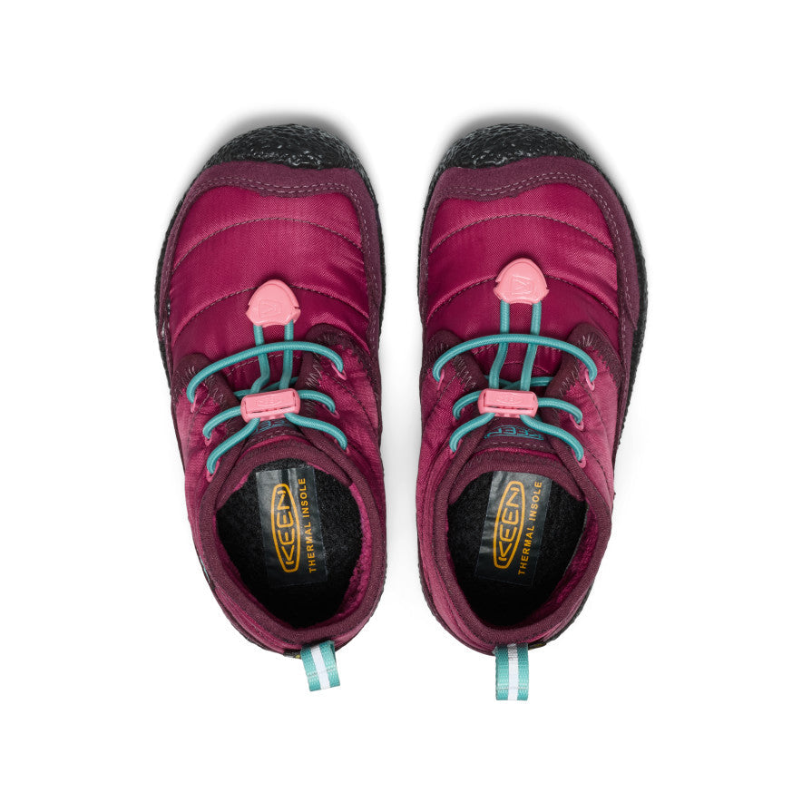 Little Kids' Howser II Waterproof Chukka Beaujolais/Pool Blue / Keen Sale