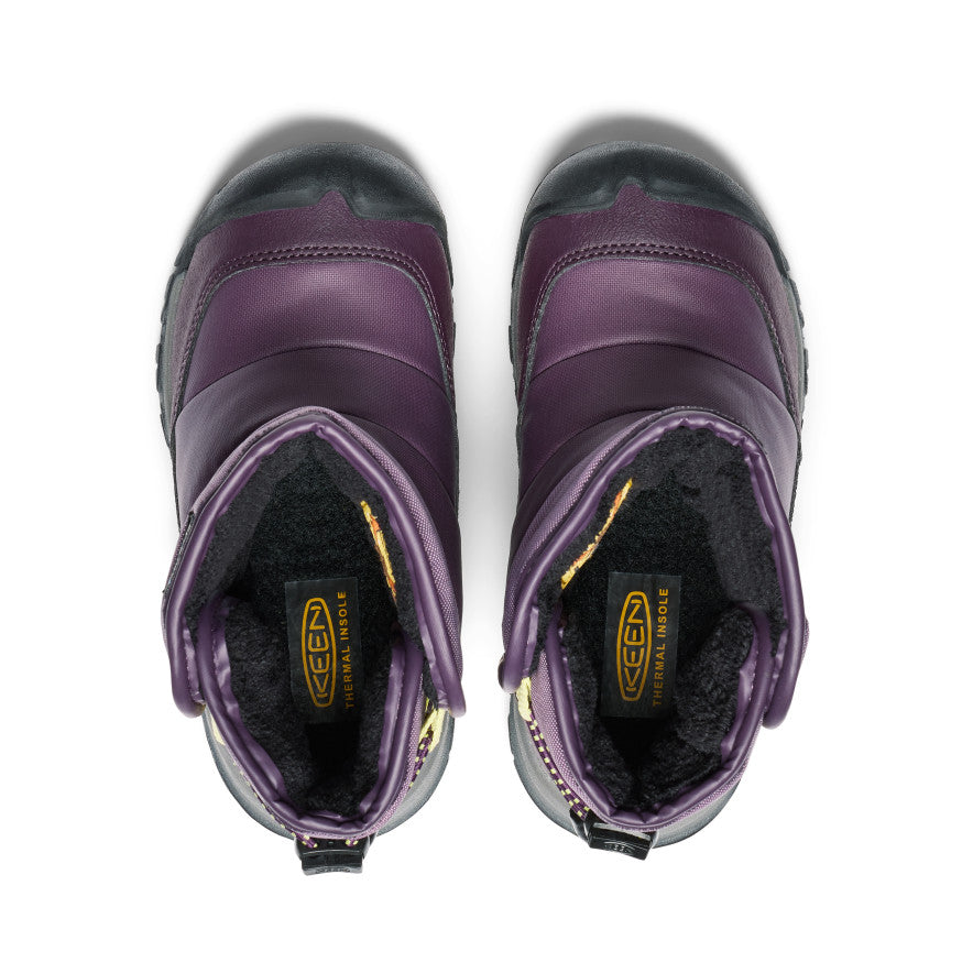 Little Kids' Puffrider Waterproof Winter Boot Black Plum/Daiquiri Green | Keen Discount