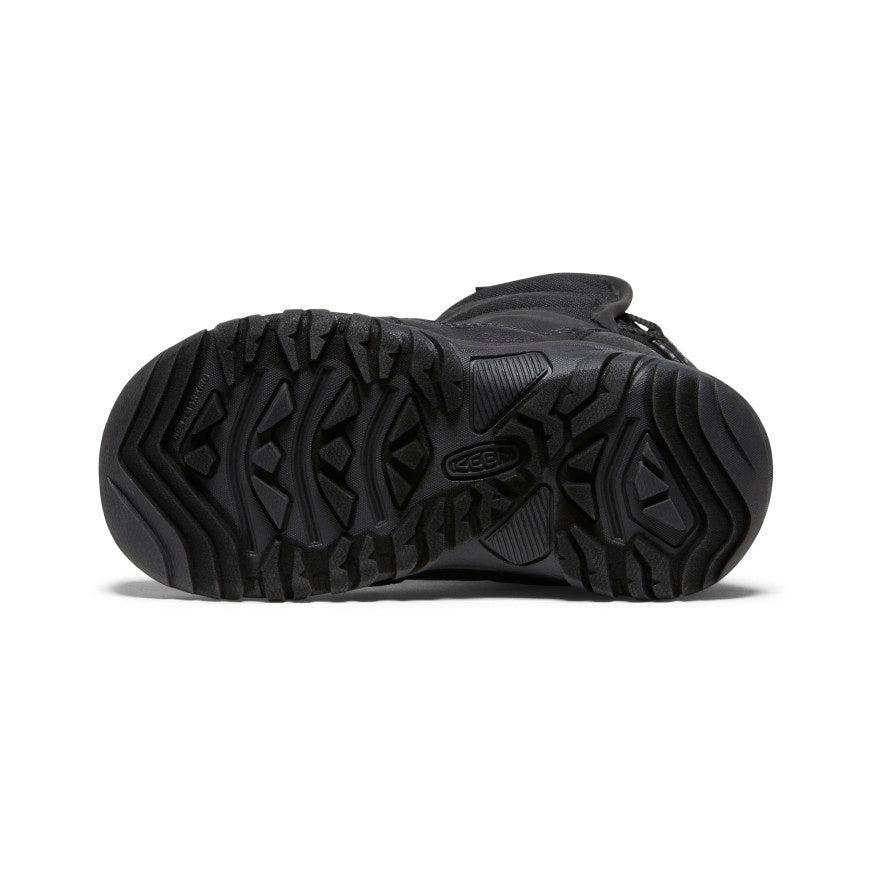 Little Kids' Puffrider Waterproof Winter Boot Black/Steel Grey | Keen Outlet