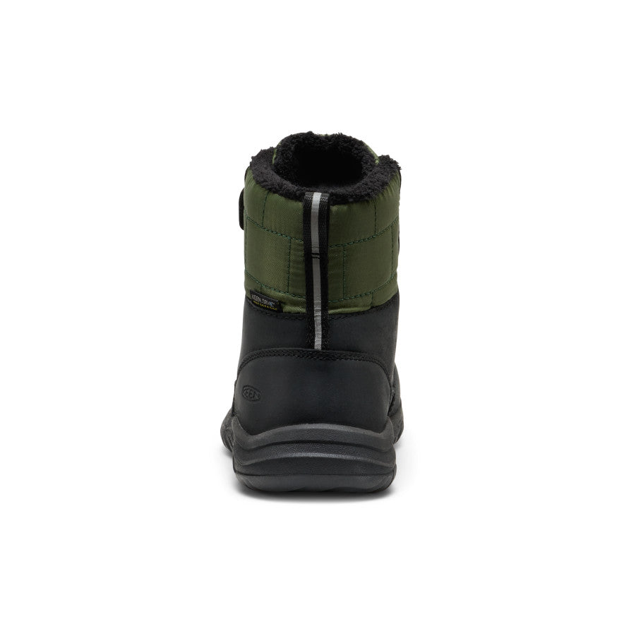 Little Kids' Kanibou Waterproof Winter Boot Black/Bronze Green | Kenn On Sale