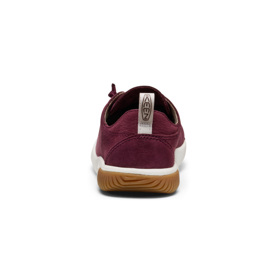 Big Kids' KNX Leather Sneaker Fig/Star White / Keen For sale