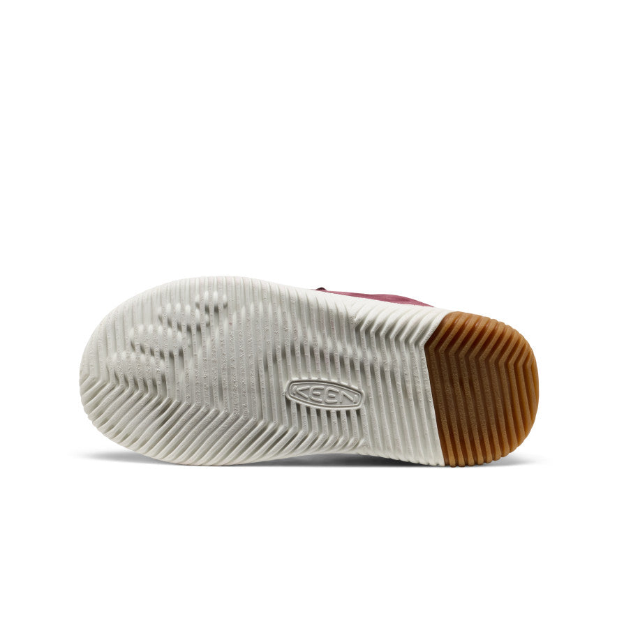 Big Kids' KNX Leather Sneaker Fig/Star White / Keen For sale