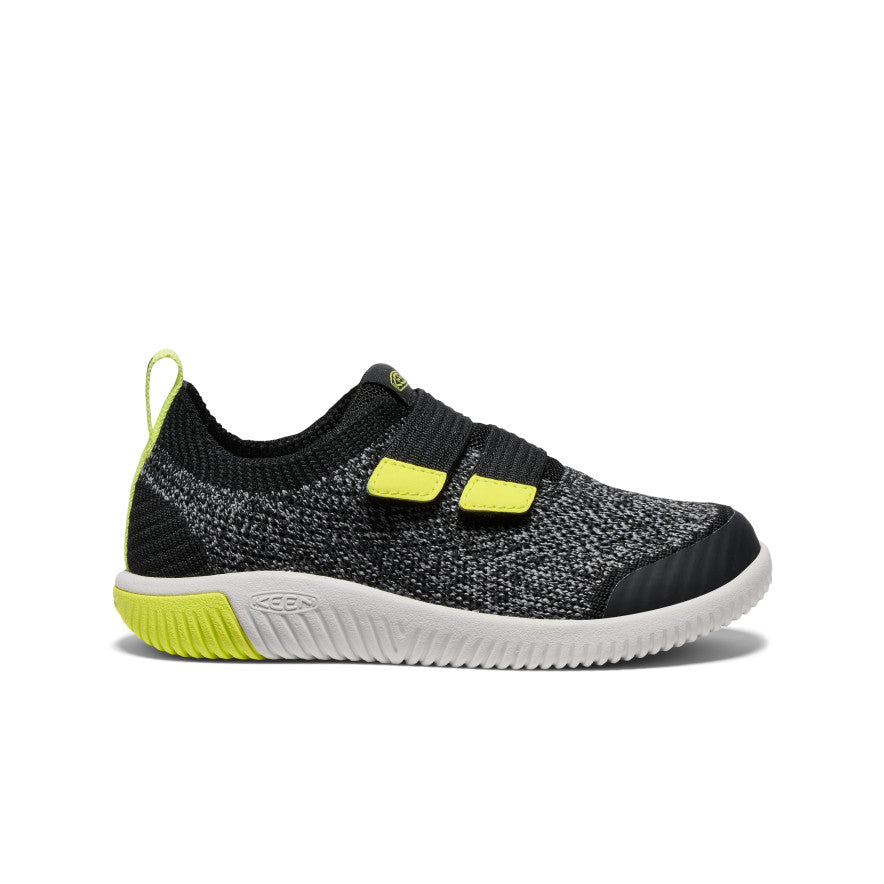 Little Kids' KNX Knit Double Strap Black/Evening Primrose | Kenn On Sale