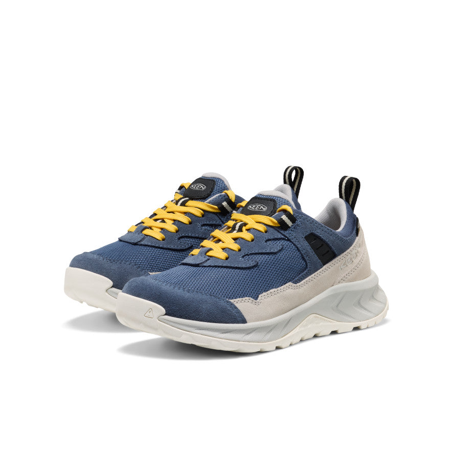 Big Kids' Hightrail Waterproof Hiking Shoe Vintage Indigo/Alloy | Keen Outlet