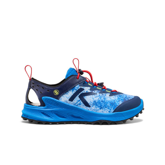 Big Kids' Zionic ADV Sandal Precious Blue/Racing Red / Keen Sale