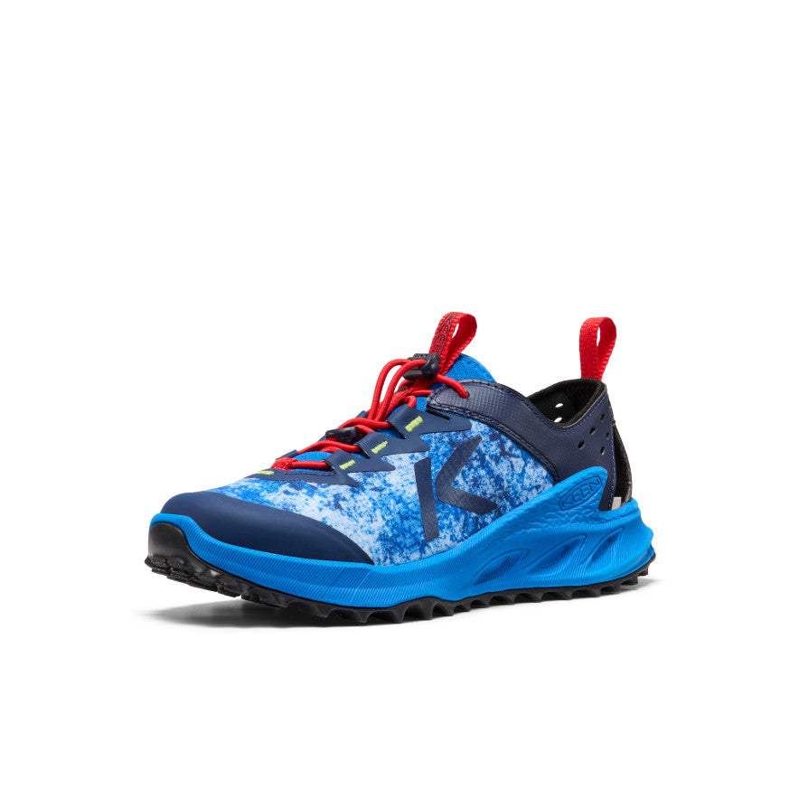 Big Kids' Zionic ADV Sandal Precious Blue/Racing Red / Keen Sale