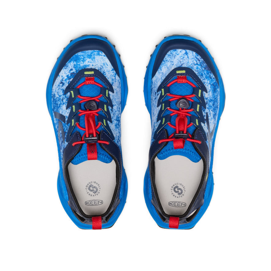 Big Kids' Zionic ADV Sandal Precious Blue/Racing Red / Keen Sale