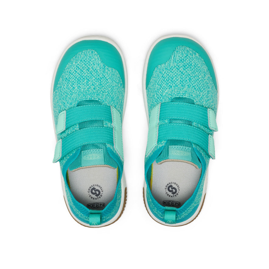 Big Kids' KNX Knit Double Strap Bright Aqua/Cabbage / Keen Sale