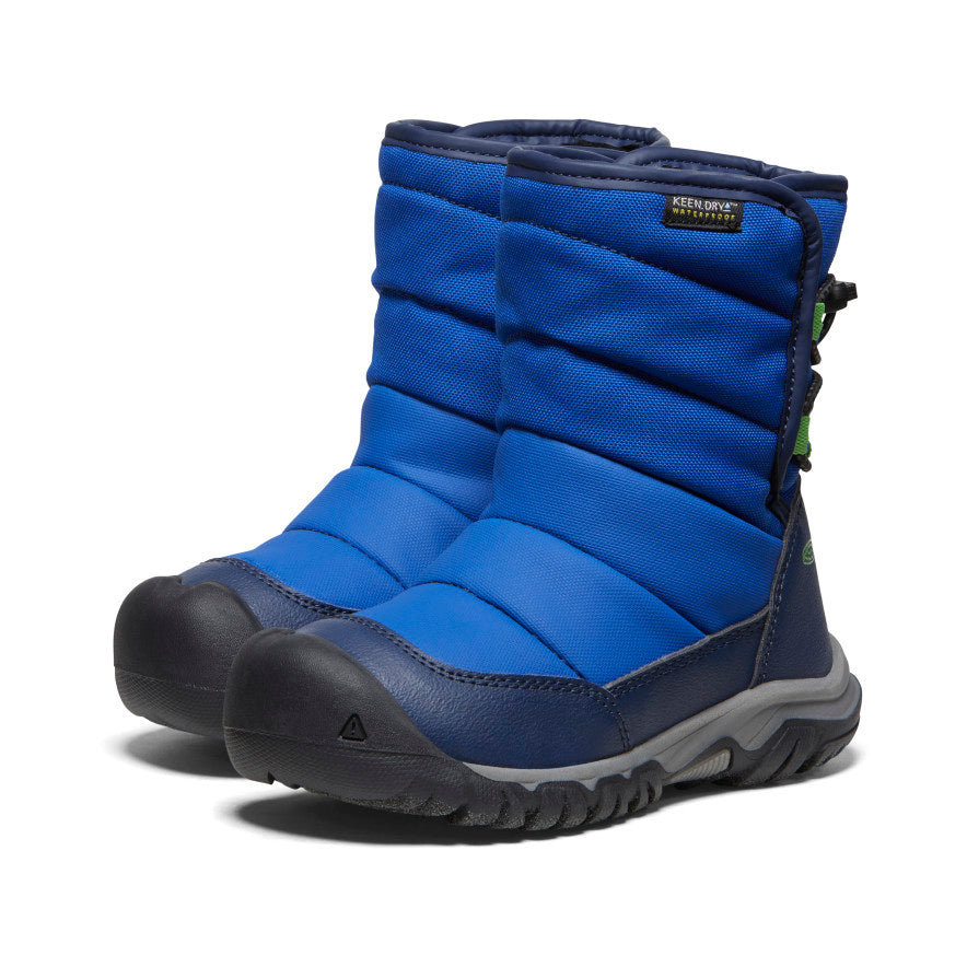 Little Kids' Puffrider Waterproof Winter Boot Naval Academy/Surf | Kenn On Sale