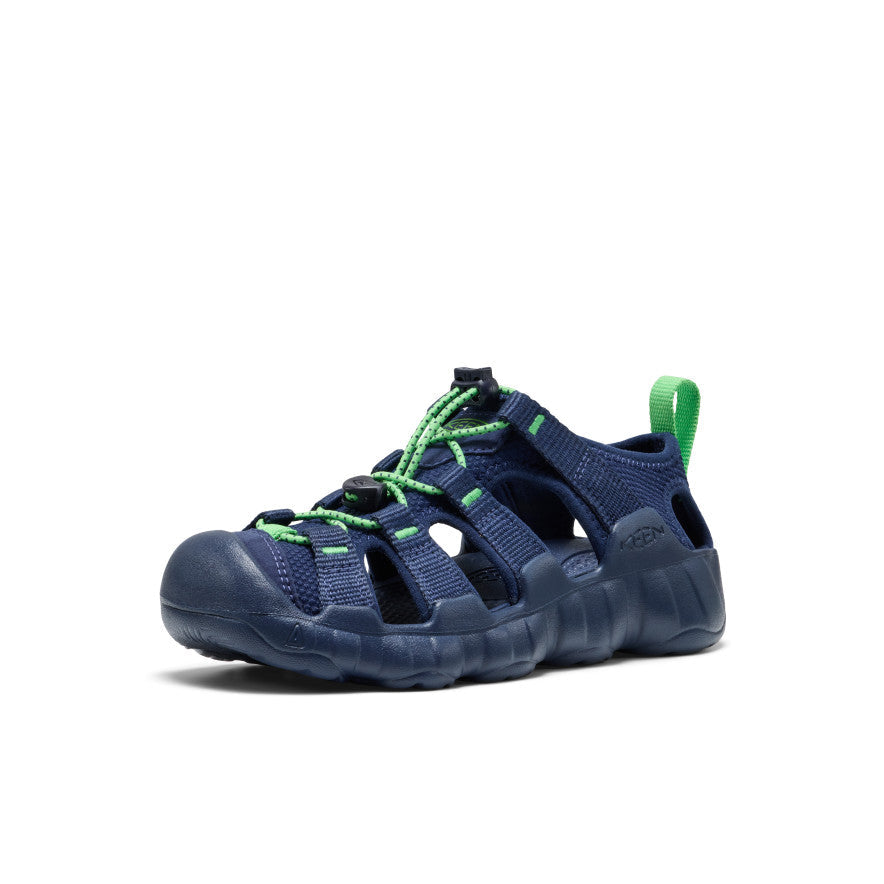 Big Kids' Hyperport H2 Sandal Naval Academy/Vibrant Green / Keen For sale