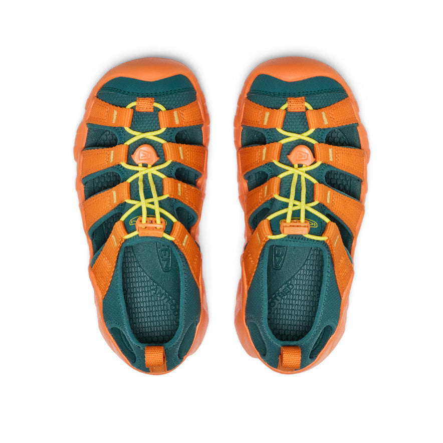 Big Kids' Hyperport H2 Sandal Mediterranea/Orange Peel / Keen Sale