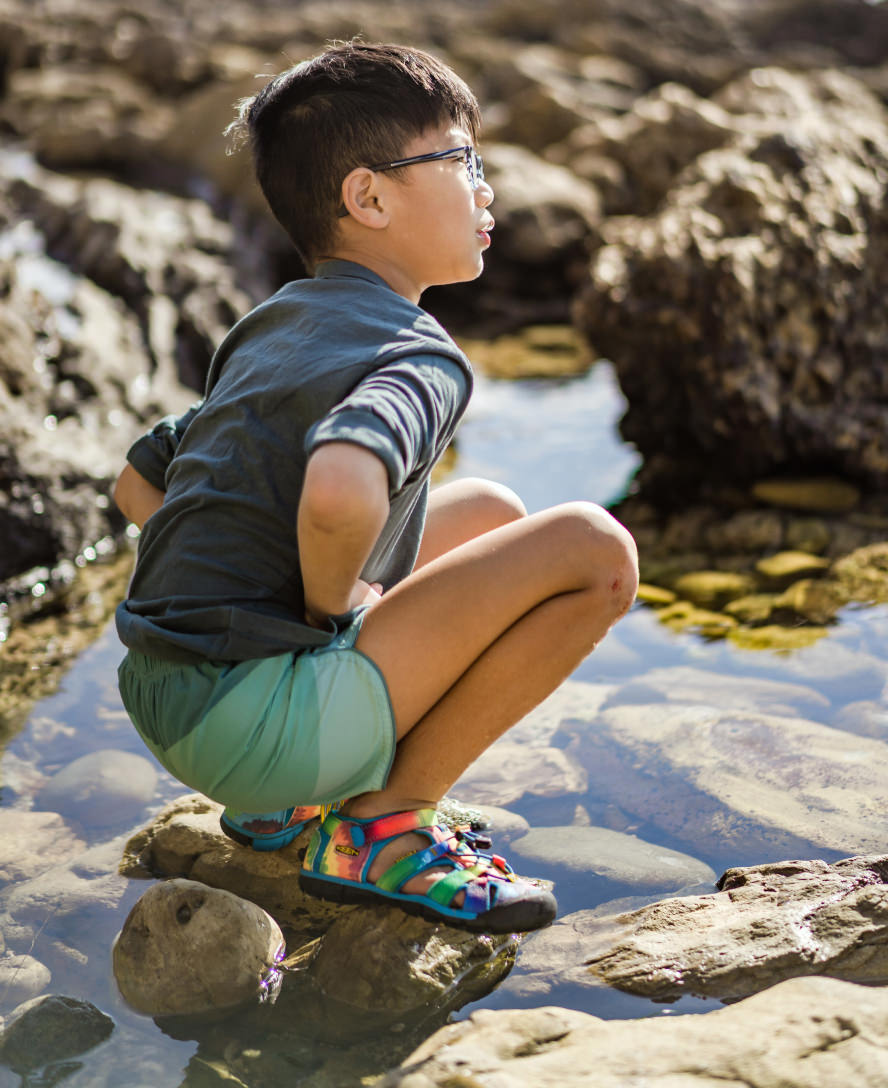 Little Kids' Seacamp II CNX Naval Academy/Chartreuse | Kenn On Sale