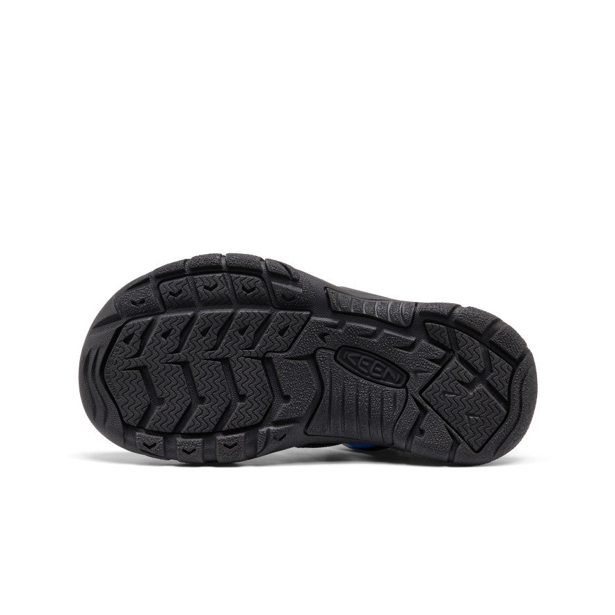 Big Kids' Newport Boundless Sandal Black/Precious Blue | Kenn On Sale