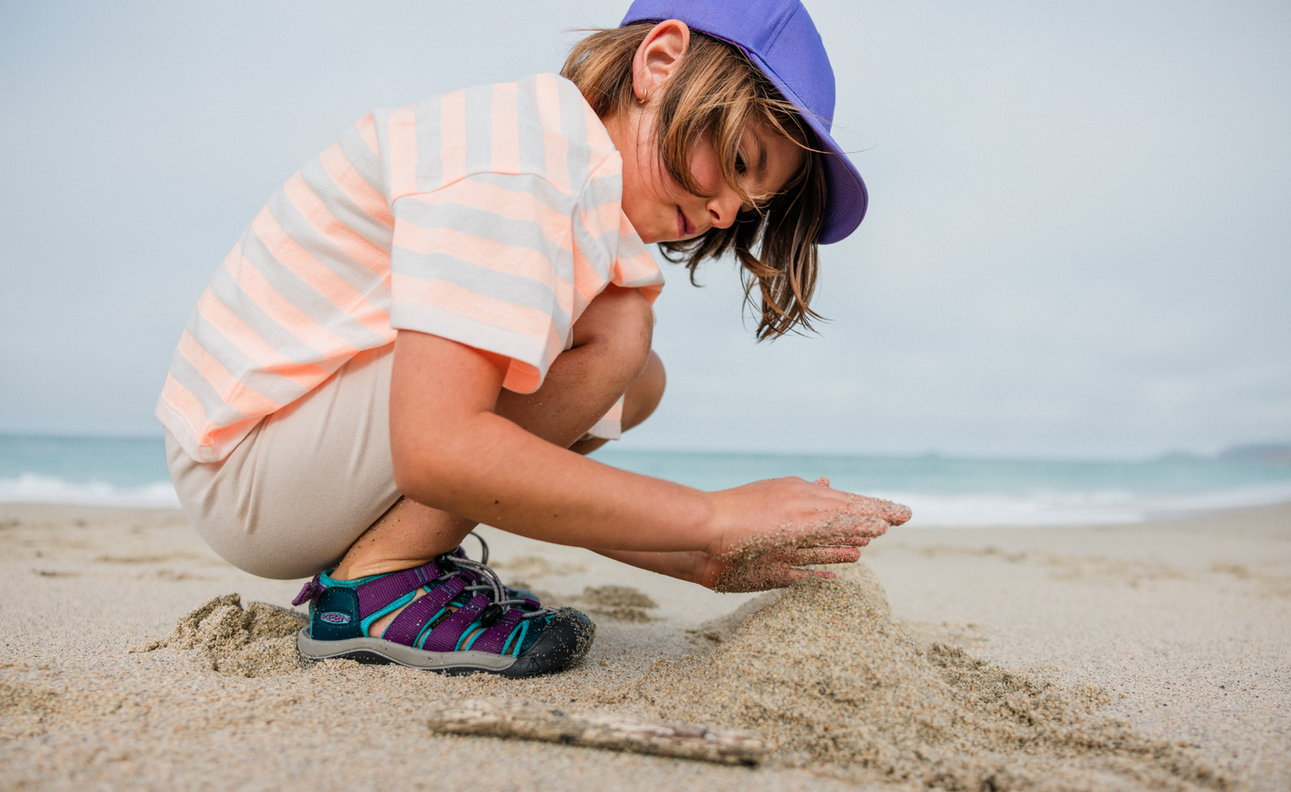 Little Kids' Newport Boundless Sandal Black/Precious Blue | Keen Discount