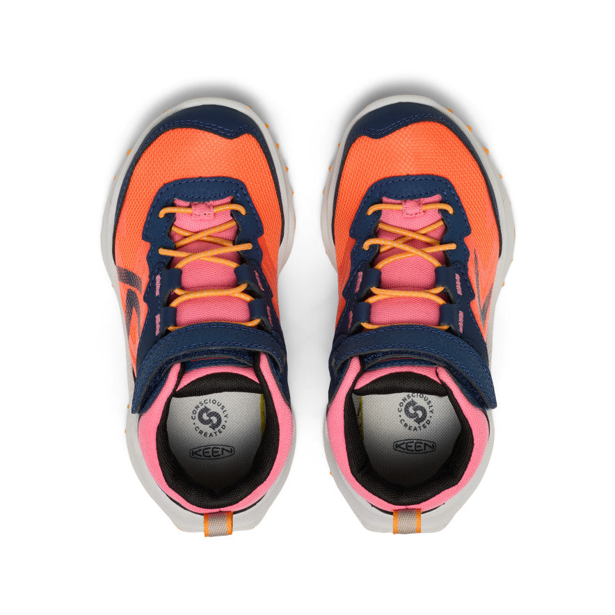 Little Kids' Zionic Waterproof Hiker Naval Academy/Nasturtium / Keen For sale